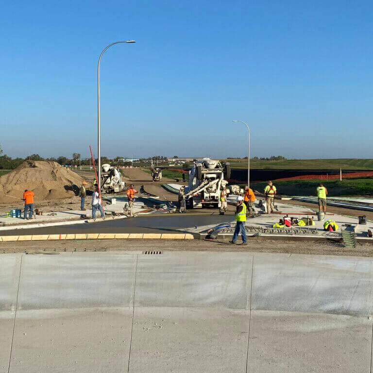 Roundabout construction